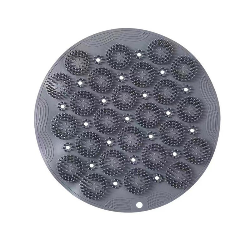 Lazy Back Scrubber, Home Shower Room Water-Damping Quick-Drying Suction Cup Floor Mat, Bathroom Massage Mat